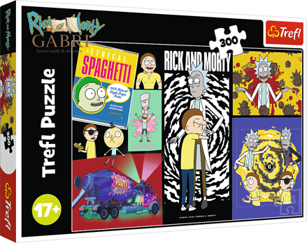 TREFL Puzzle Rick a Morty 300 dílků