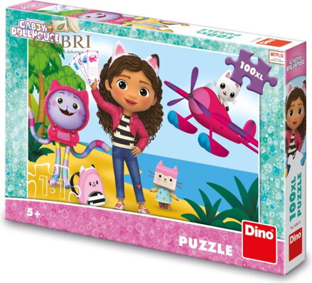 DINO Puzzle Gábinin kouzelný domek: Cestovatelka XL 100 dílků
