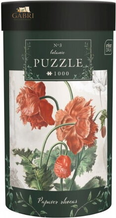 INTERDRUK Puzzle Botanic: Vlčí mák 1000 dílků