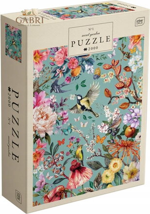 INTERDRUK Puzzle Tajná zahrada 2000 dílků