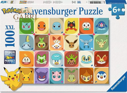 RAVENSBURGER Puzzle Pokémon XXL 100 dílků
