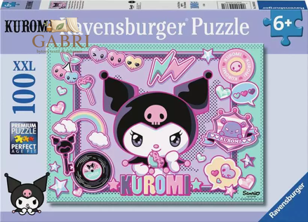 RAVENSBURGER Puzzle Kuromi XXL 100 dílků