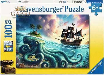 RAVENSBURGER Puzzle Pirátský poklad XXL 100 dílků
