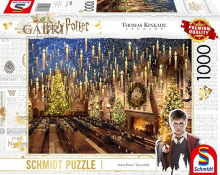 SCHMIDT Puzzle Harry Potter: Velká síň 1000 dílků
