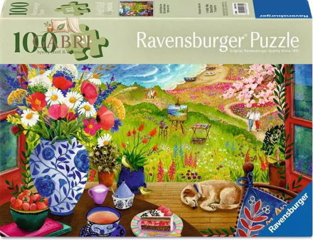 RAVENSBURGER Puzzle Výhled do přírody XL 100 dílků