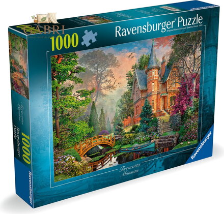 RAVENSBURGER Puzzle Pozoruhodný terakotový dům 1000 dílků