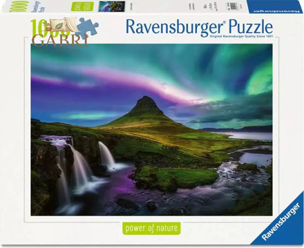 RAVENSBURGER Puzzle Kouzelná noc na Islandu 1000 dílků