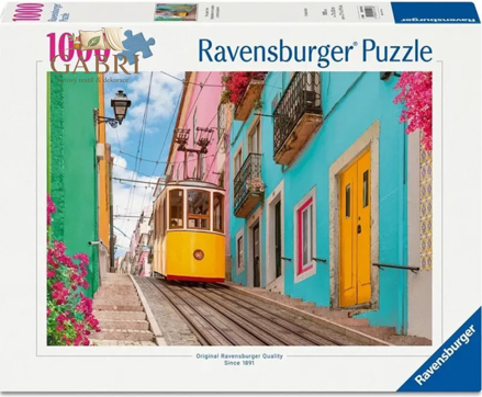 RAVENSBURGER Puzzle Tramvajová síť 1000 dílků