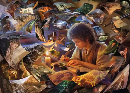 RAVENSBURGER Puzzle Dobrodružství statečného Froda 1000 dílků