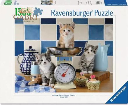 RAVENSBURGER Puzzle Kuchyně u kočiček 1500 dílků