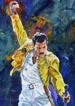 NORIMPEX Diamantové malování Freddie Mercury 30x40cm