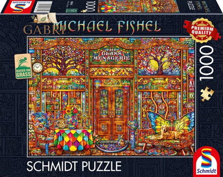 SCHMIDT Puzzle Skleněný zvěřinec 1000 dílků