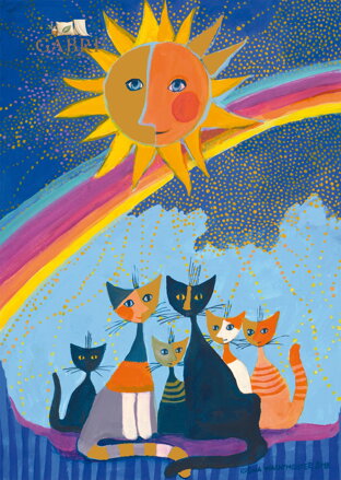 SCHMIDT Puzzle Ve zlatém dešti 1000 dílků