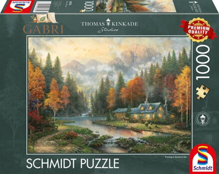SCHMIDT Puzzle Večer u podzimního jezera 1000 dílků