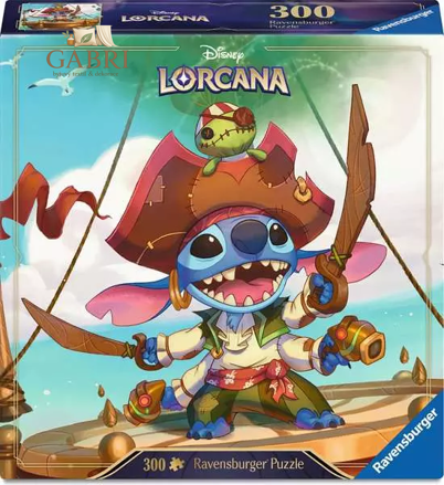 RAVENSBURGER Puzzle Disney Lorcana: Stitch - Alien Bucaneer 300 dílků