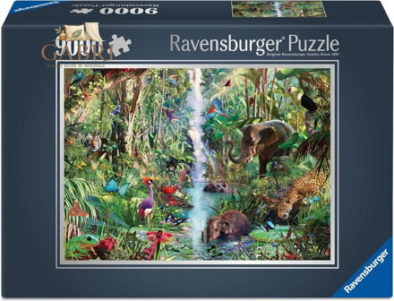 RAVENSBURGER Puzzle Zvířata v džungli 9000 dílků