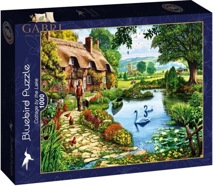 BLUEBIRD Puzzle Chata u jezera 1000 dílků