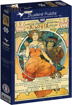 BLUEBIRD Puzzle Světový veletrh a mezinárodní výstava v St. Louis, 1903 1000 dílků