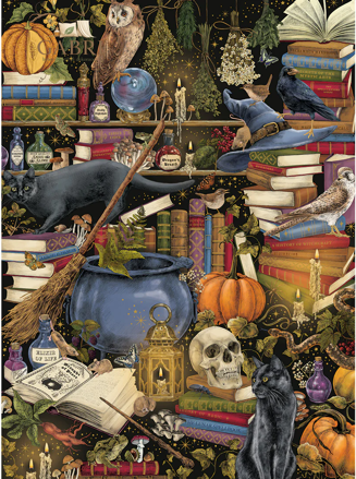 GIBSONS Puzzle The Art File: Čarodějnictví 1000 dílků