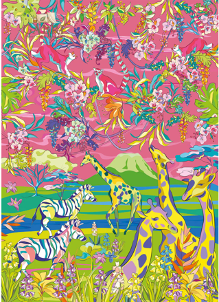 GIBSONS Puzzle HoT: Divoká savana 1000 dílků