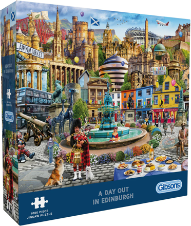 GIBSONS Puzzle Den v Edinburghu 1000 dílků