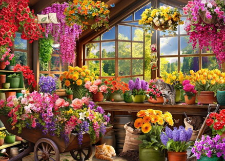 BLUEBIRD Puzzle Skleník 500 dílků