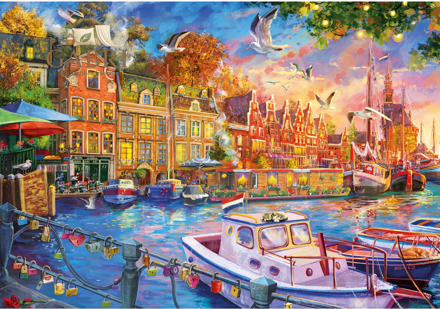 GIBSONS Puzzle Odrazy přístavu 500 dílků