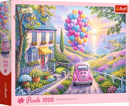 TREFL Puzzle Romantická jízda 1000 dílků