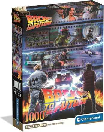 CLEMENTONI Puzzle Kultovní filmy: Návrat do budoucnosti 1000 dílků
