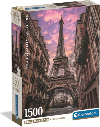 CLEMENTONI Puzzle Paříž za svítání 1500 dílků