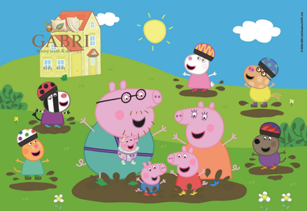 CLEMENTONI Puzzle Prasátko Peppa MAXI 104 dílků