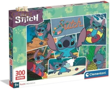 CLEMENTONI Puzzle Stitch SUPER 300 dílků