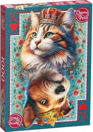 CHERRY PAZZI Puzzle Královská karta 1000 dílků
