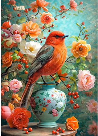 CHERRY PAZZI Puzzle Květinová melodie 1000 dílků