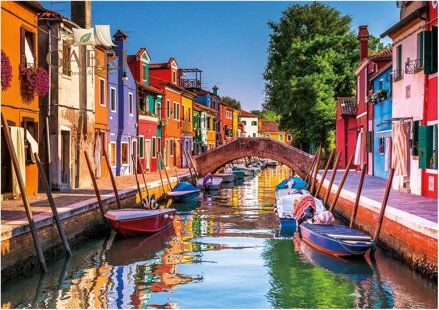 EDUCA Puzzle Burano, Itálie 3000 dílků