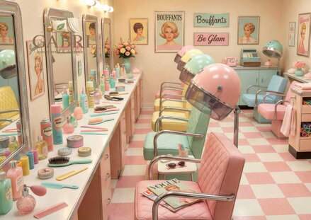 EDUCA Puzzle Retro Glam Salón 1000 dílků