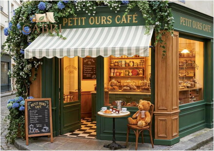 EDUCA Puzzle Medvídkova kavárna 1000 dílků