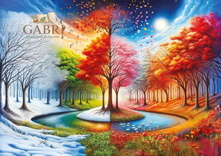 ART PUZZLE Puzzle Čtyři světy 2000 dílků