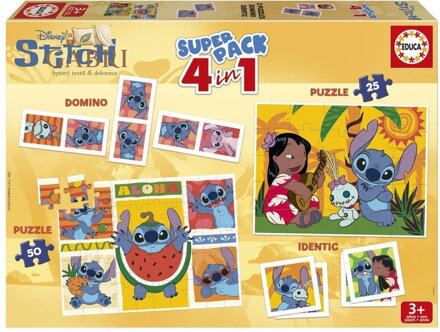 EDUCA Soubor her Stitch 4v1