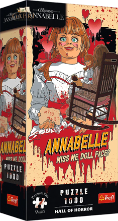 TREFL Puzzle Premium Plus Hall of Horror: Annabelle 1000 dílků