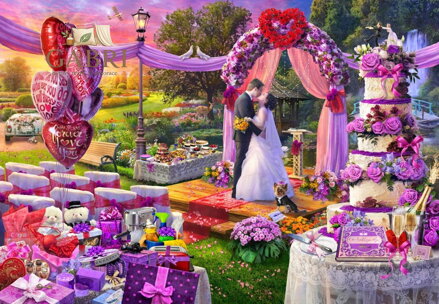 BLUEBIRD Puzzle Svatební den 1000 dílků