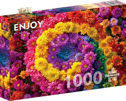 ENJOY Puzzle Květinový vír 1000 dílků