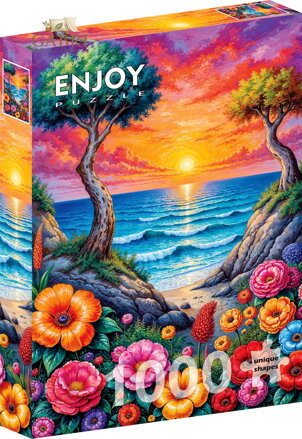 ENJOY Puzzle Kvetoucí pobřeží 1000 dílků