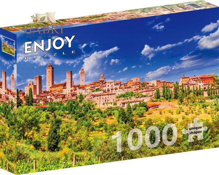 ENJOY Puzzle San Gimignano, Itálie 1000 dílků