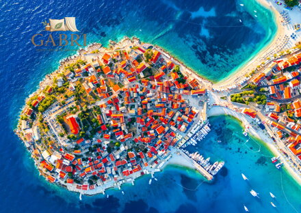 ENJOY Puzzle Letecký pohled na Primošten, Chorvatsko 1000 dílků