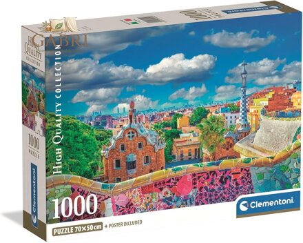 CLEMENTONI Puzzle Park Güell, Barcelona 1000 dílků