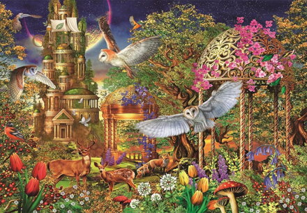 CLEMENTONI Puzzle Lesní zahrada fantazie 1500 dílků