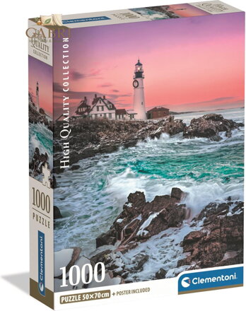CLEMENTONI Puzzle První sníh na Portland Head 1000 dílků