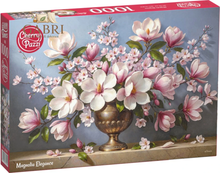 CHERRY PAZZI Puzzle Magnóliová elegance 1000 dílků