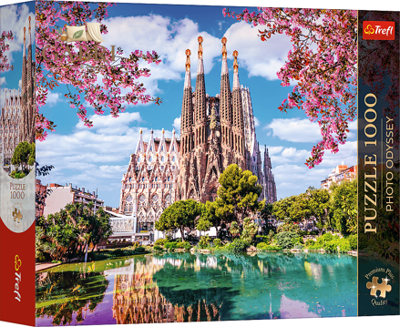 TREFL Puzzle Premium Plus Photo Odyssey: Sagrada Família 1000 dílků